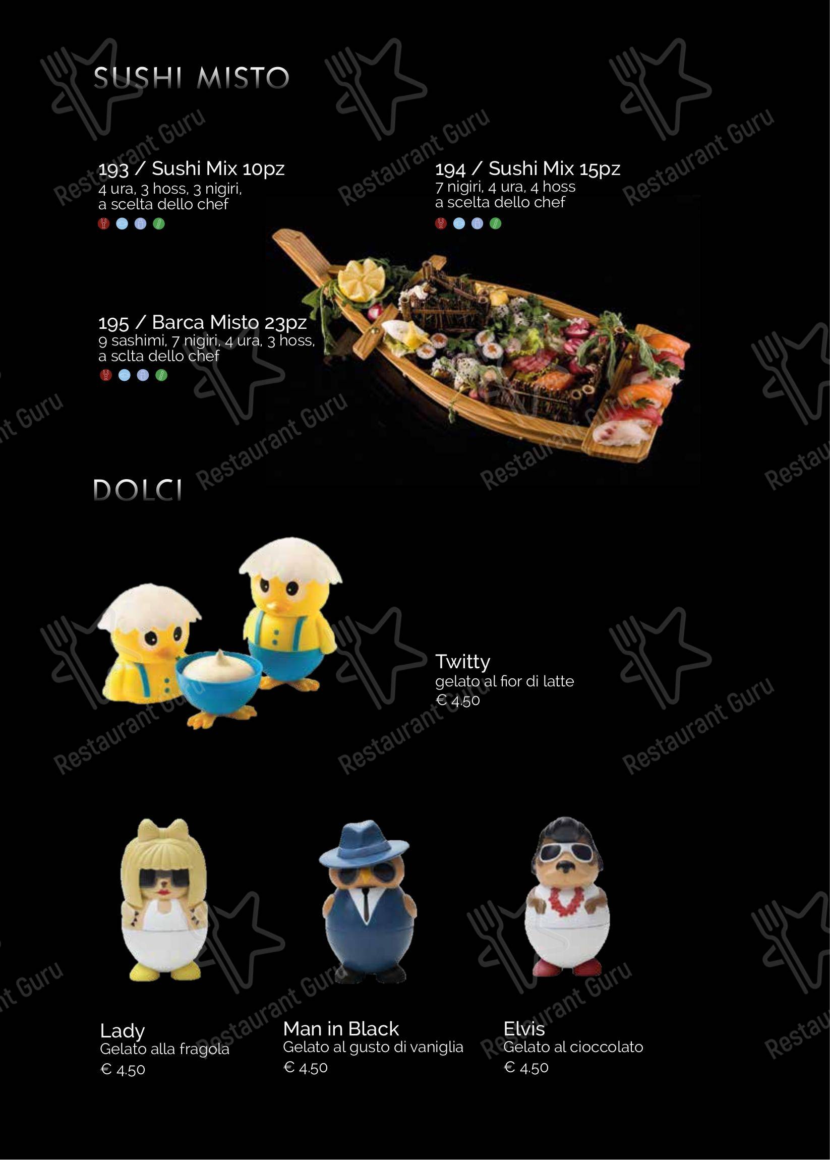 Menu bar per Xuan ristorante