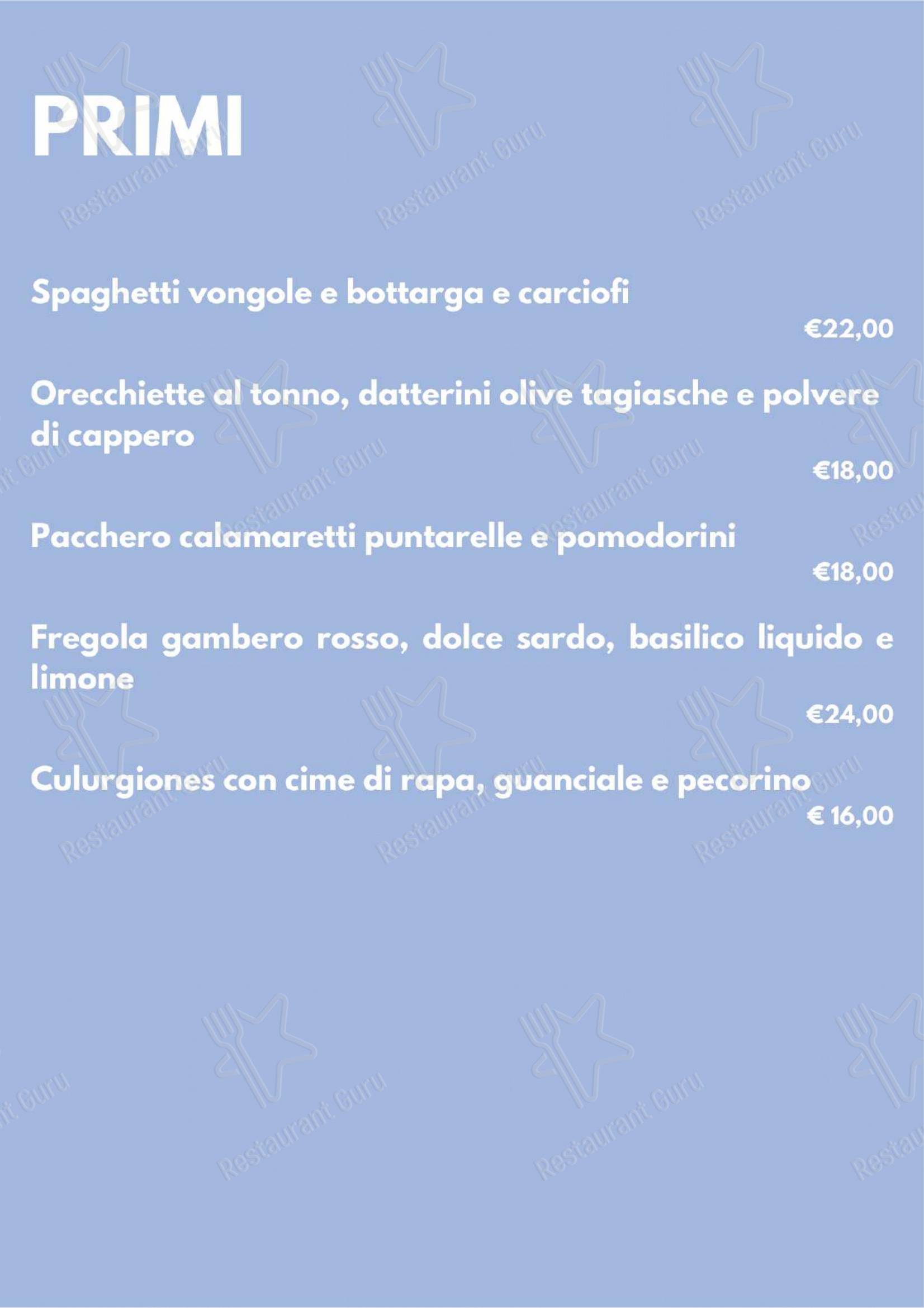 Kelos Restaurant Olbia in Olbia - Menu bar