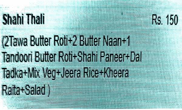 Quality Veg & Non- Veg Dhaba menu