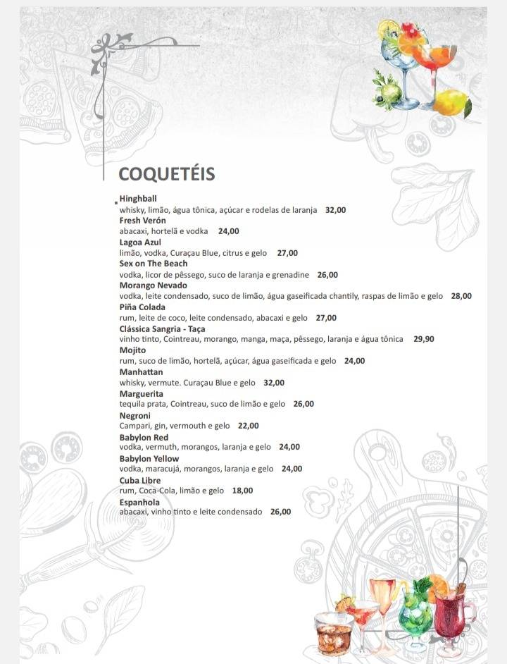 BENDITA PIZZA cardápio