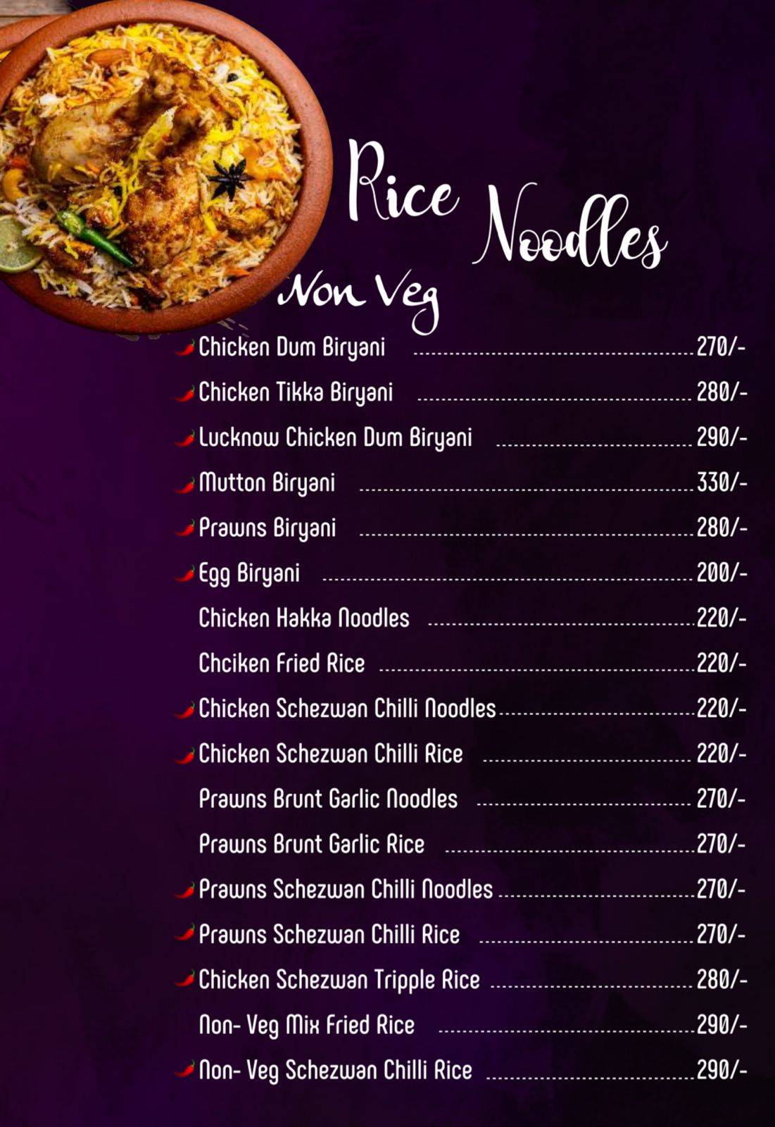 360 Degree Multi-Cuisine Family Restaurant & Bar menu