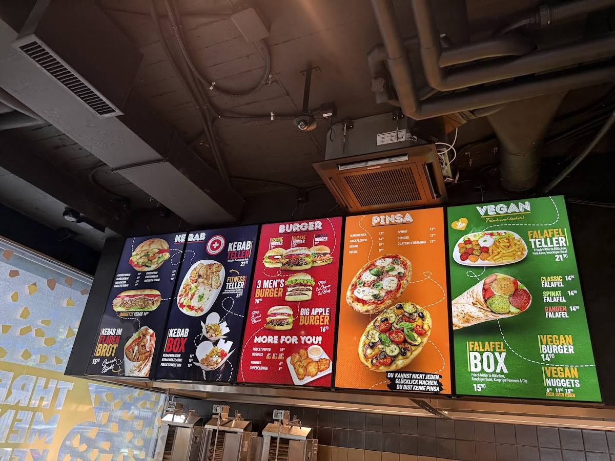 Menu di 3Men's Kebab 