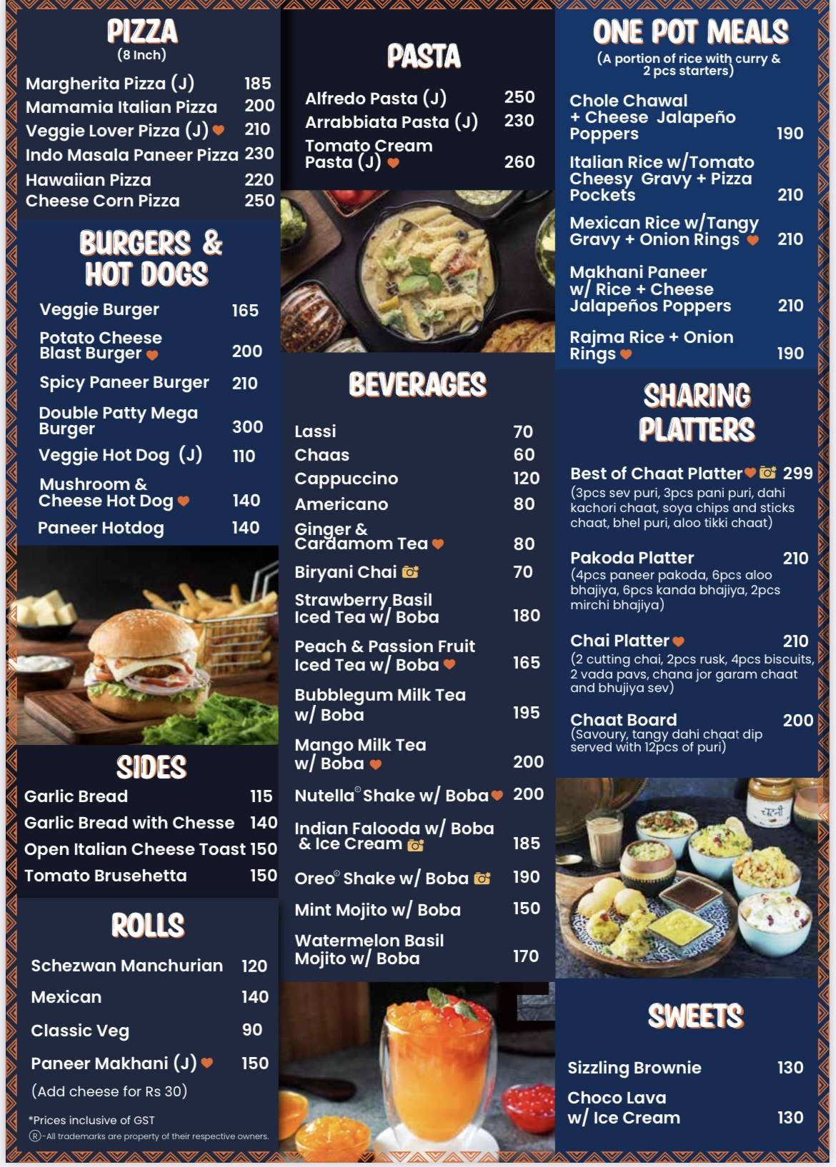 7th Street Chaat Dinhata menu