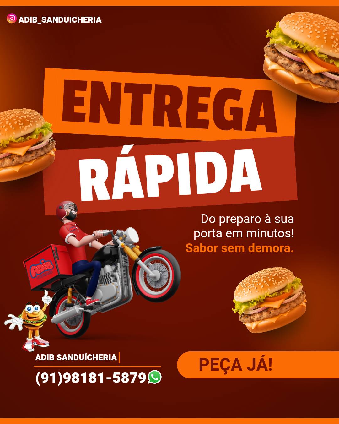 ADIB SANDUICHERIA cardápio