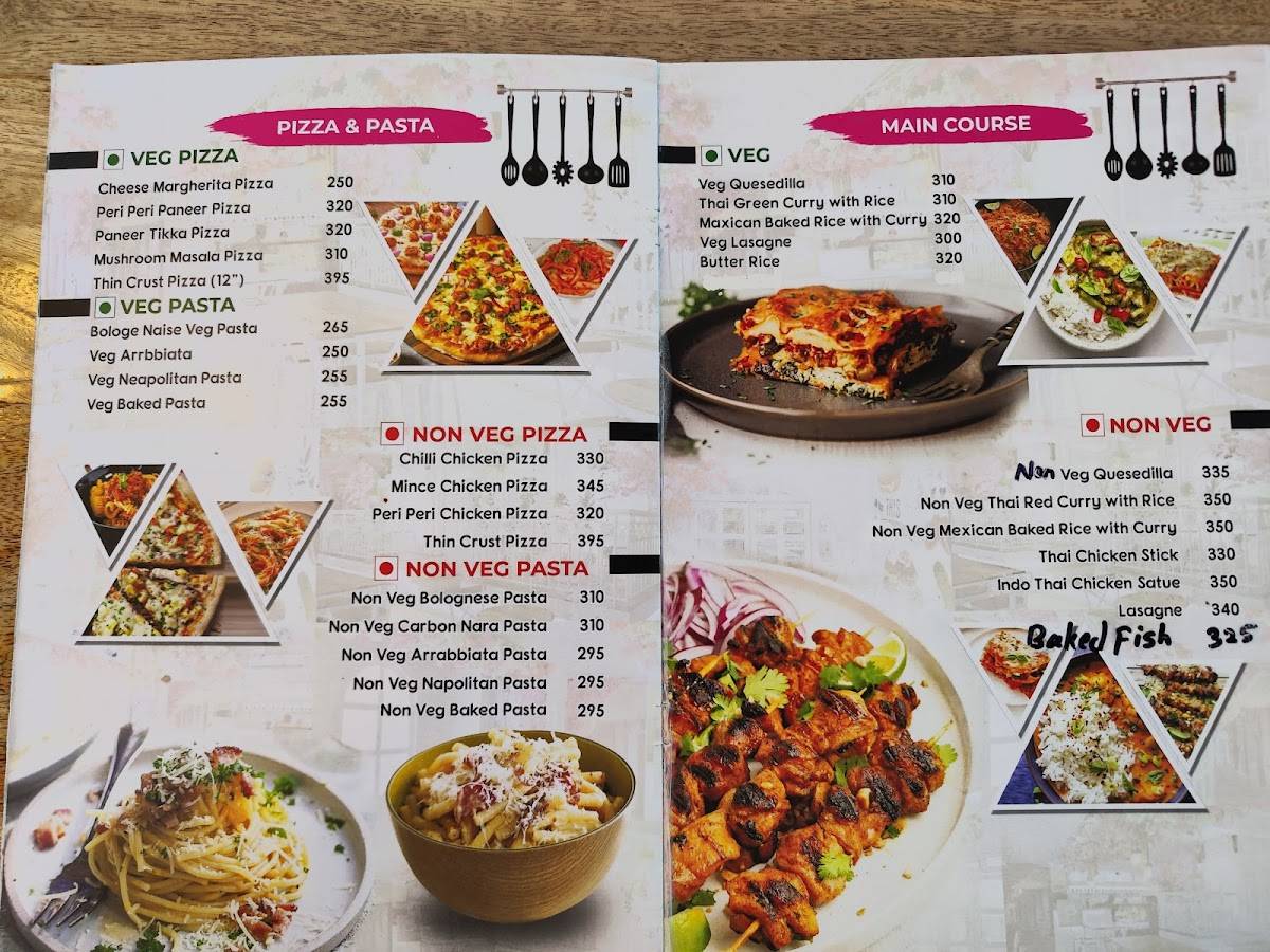 ARRA CAFE menu