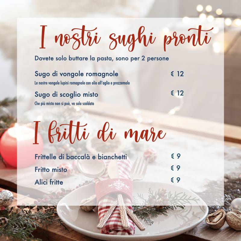 Menu di Acquapazza - Osteria del Mare 