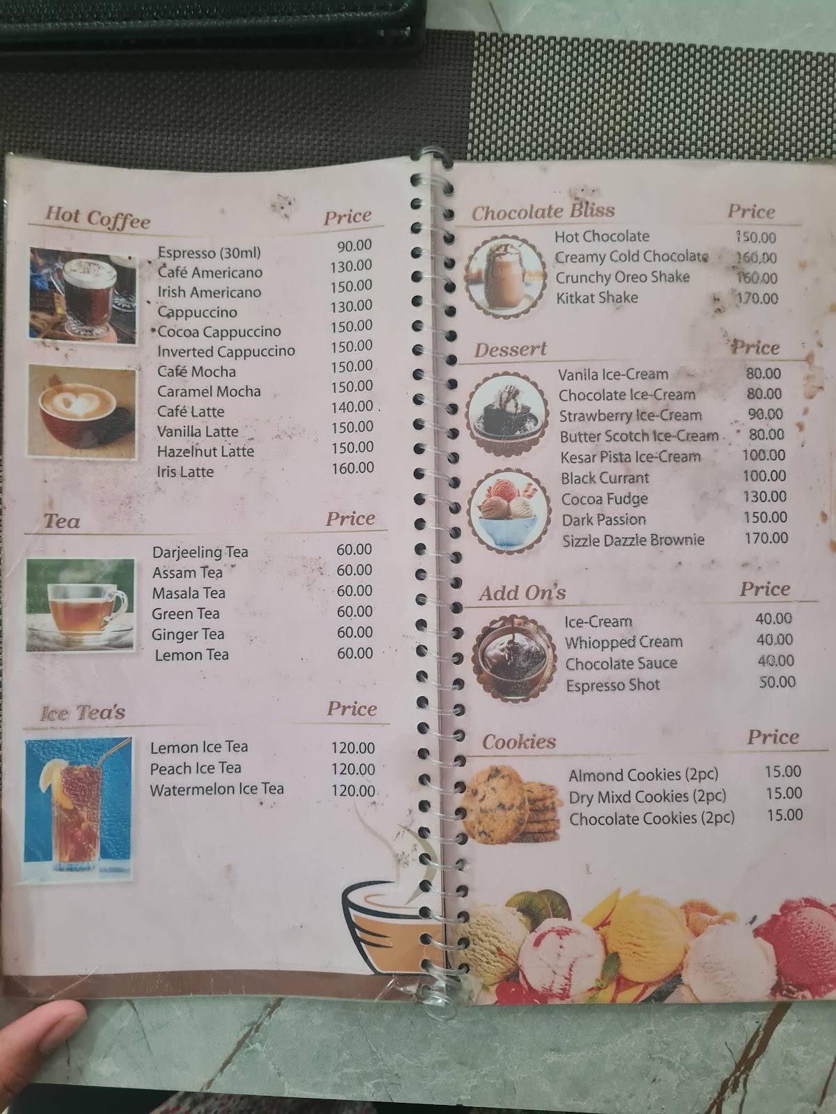Sherowali Sweet Snacks Bakery menu