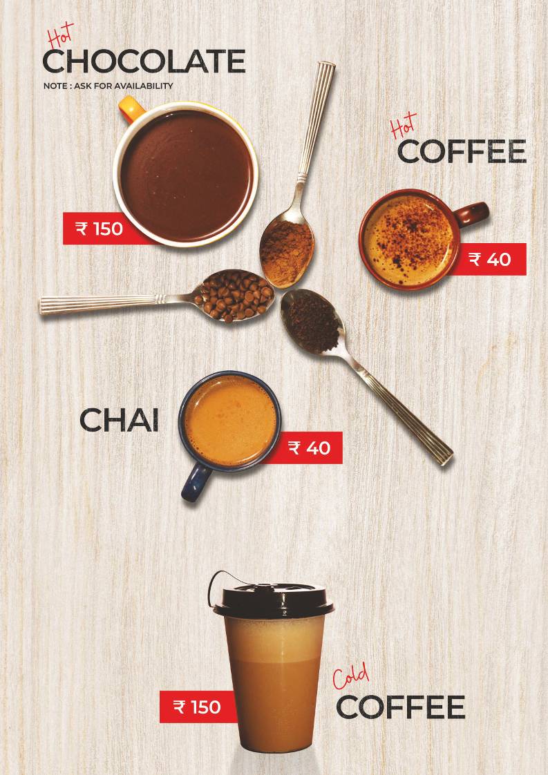 With Us : Your Indian food spot menu