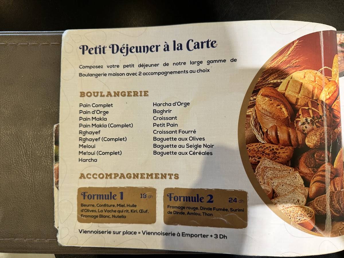 Menu de Ajanef Martil