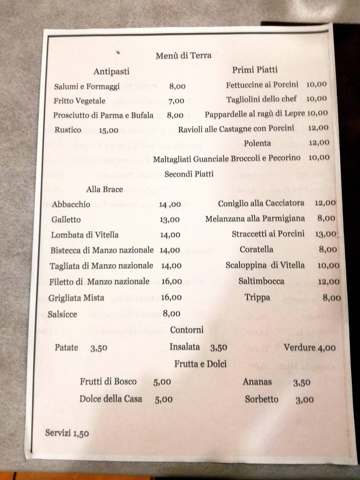 Menu di Alberobello 