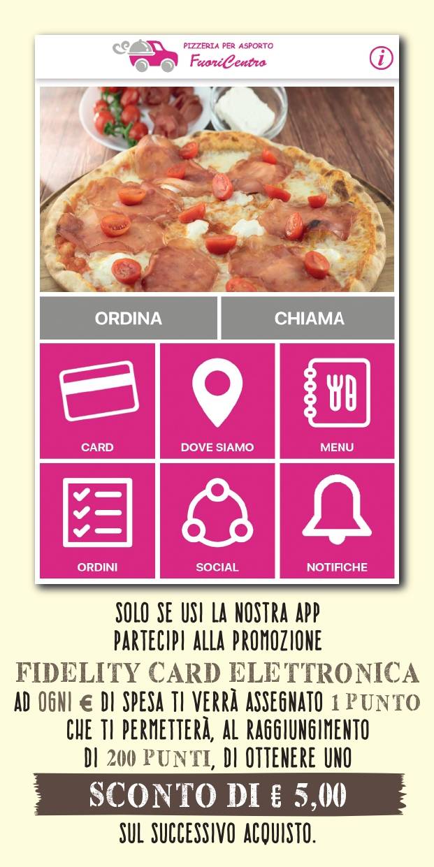 Menu di Pizzeria FuoriCentro 