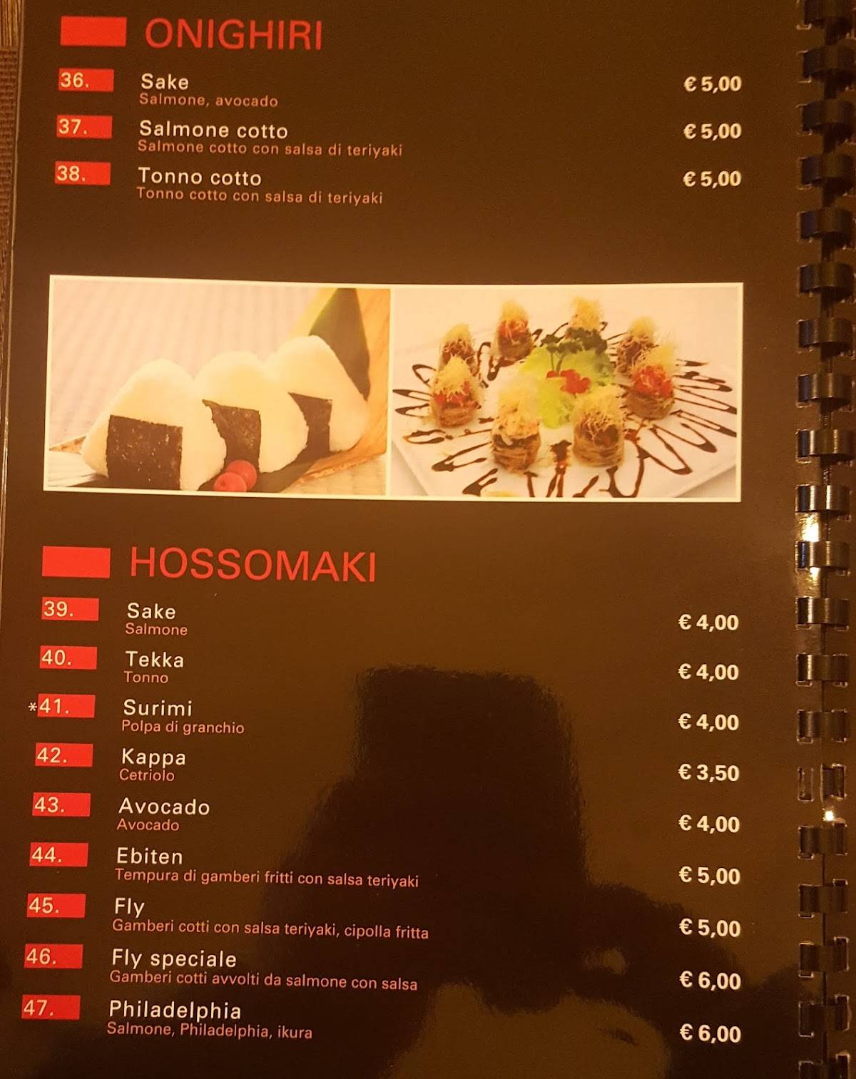Menu di Sushi Nagoya Altamura 