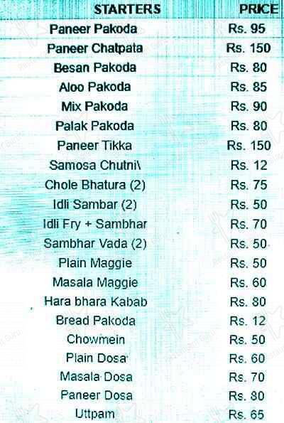 Quality Veg & Non- Veg Dhaba menu