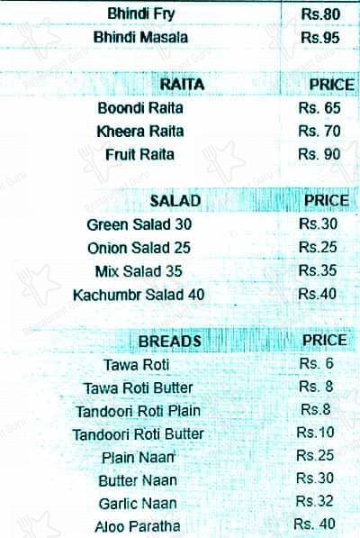 Quality Veg & Non- Veg Dhaba menu
