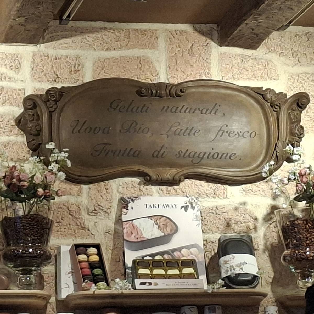 Menu di Amorino 