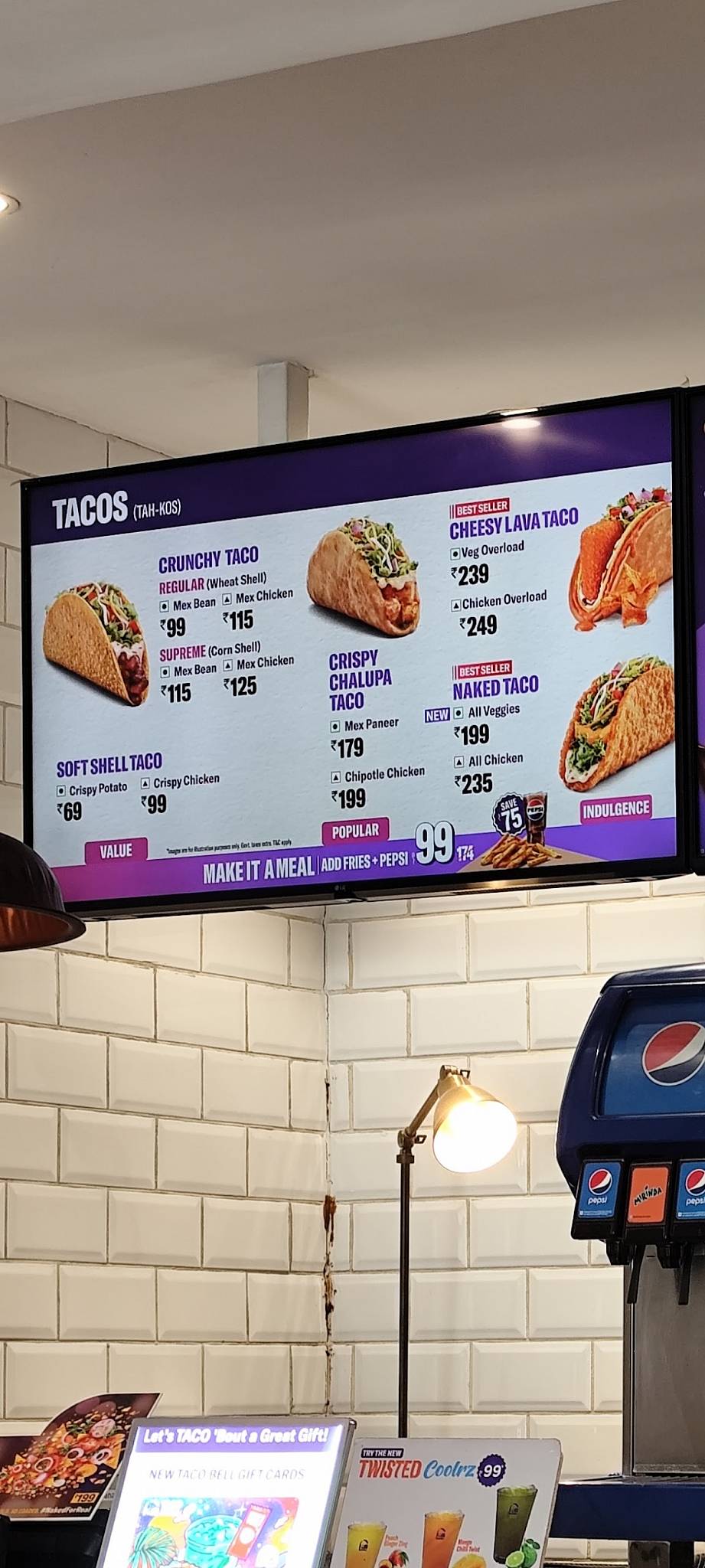 Taco Bell menu