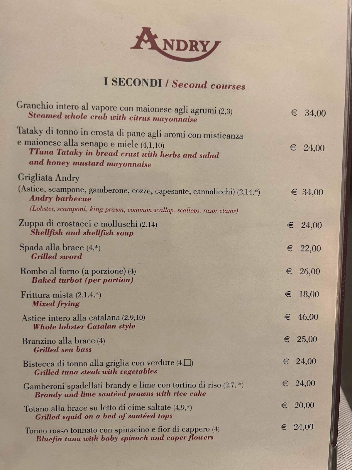 Menu di Andry 