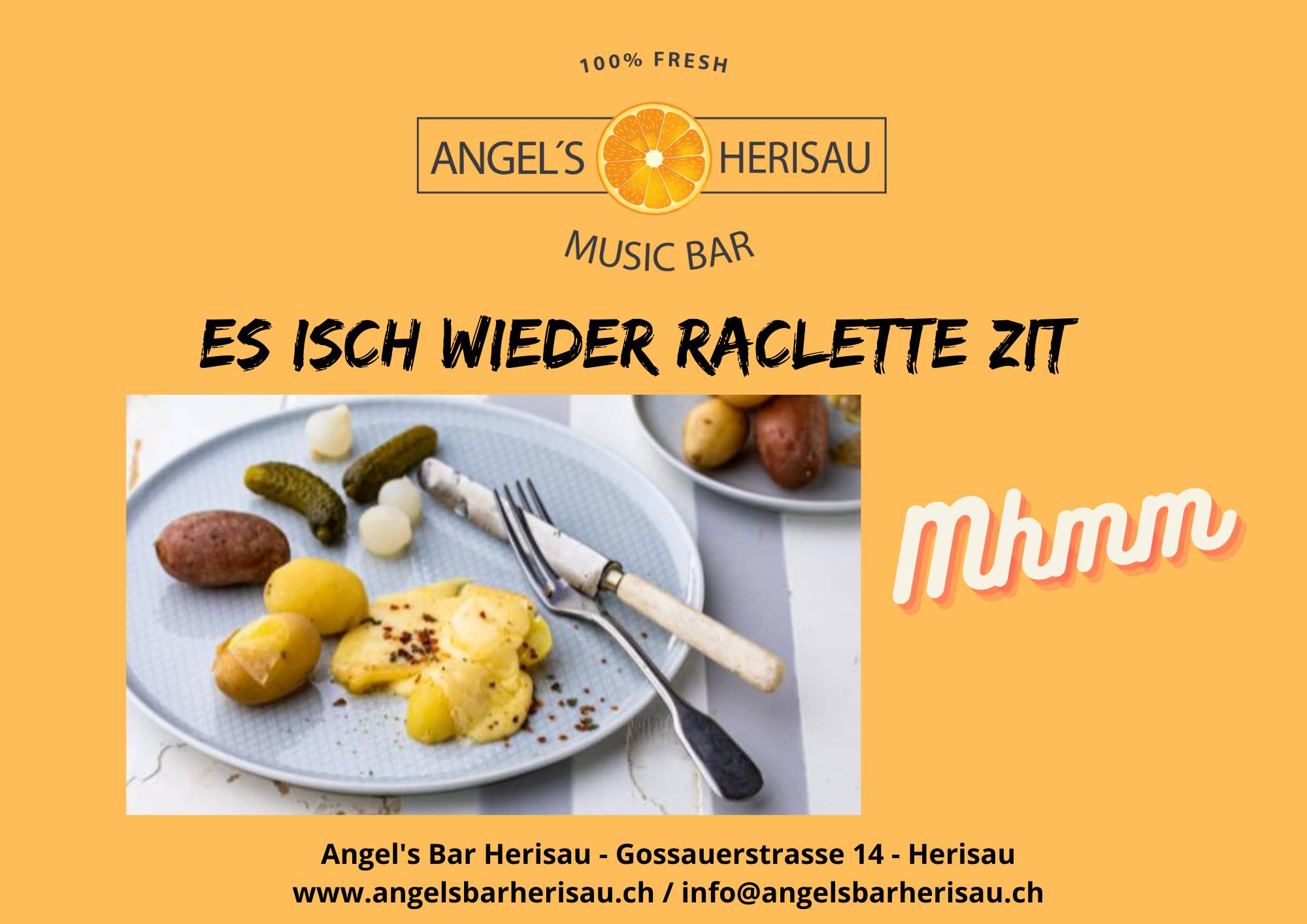 Menu di Angel's Bar Herisau 