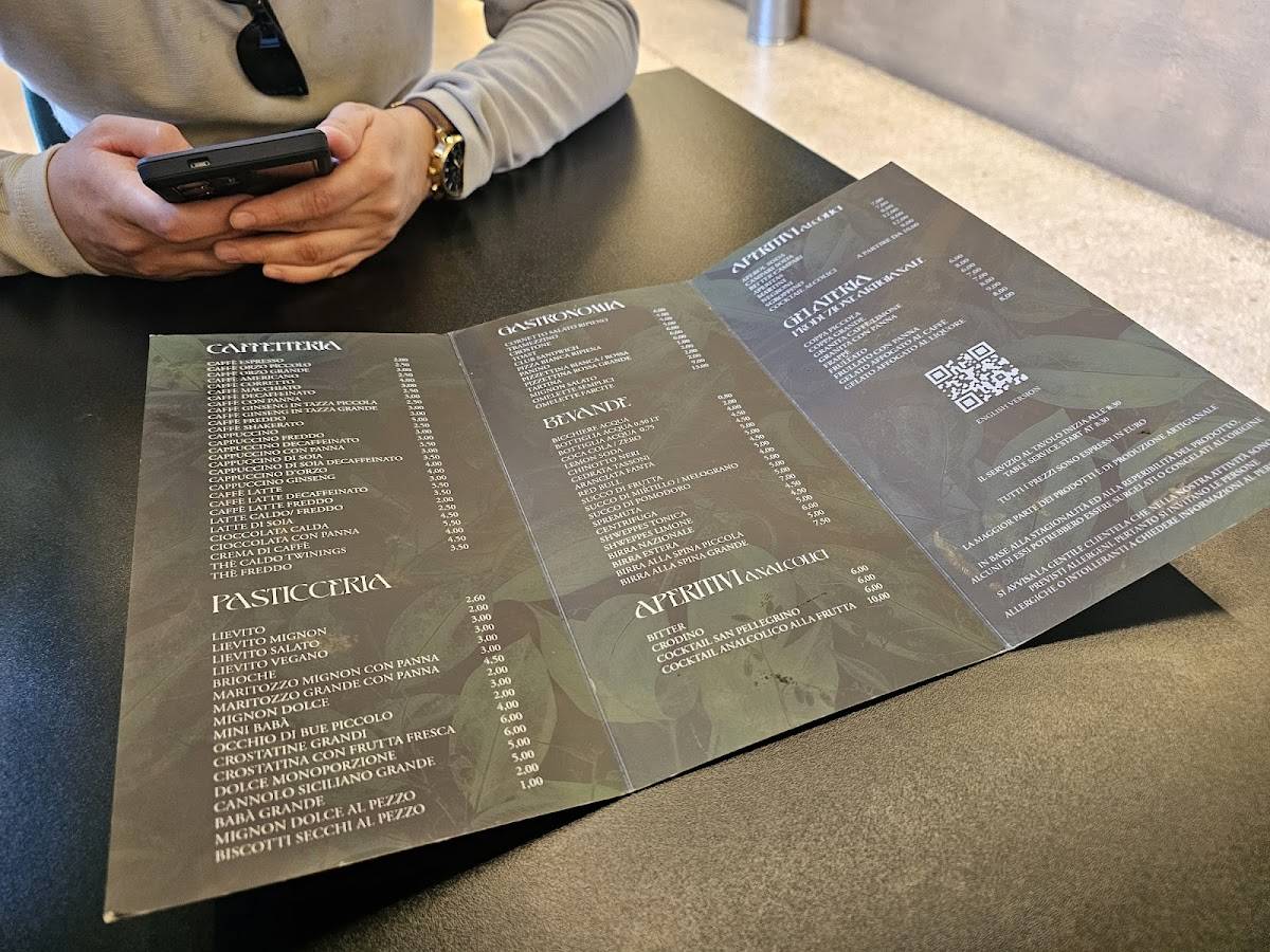 Menu di Antico Cafè Ruschena 