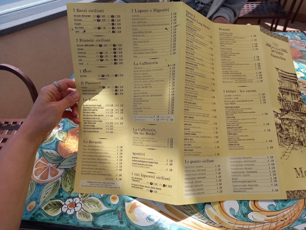 Menu di Antico Caffè San Giorgio 
