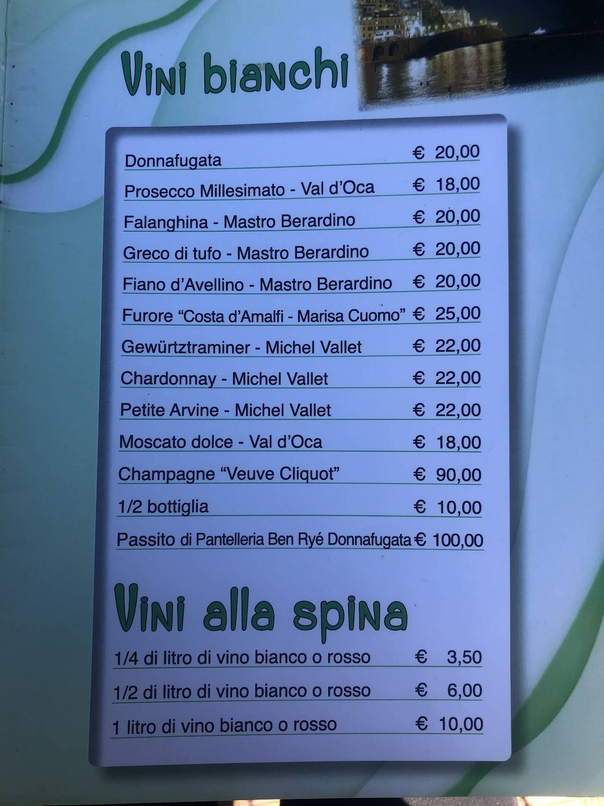 Menu di Brasserie Busseyaz 