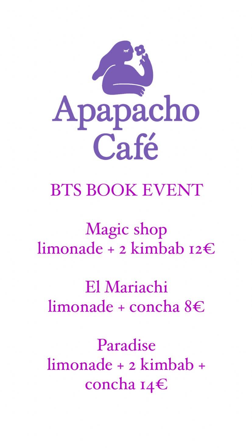 Menu de Apapacho Café