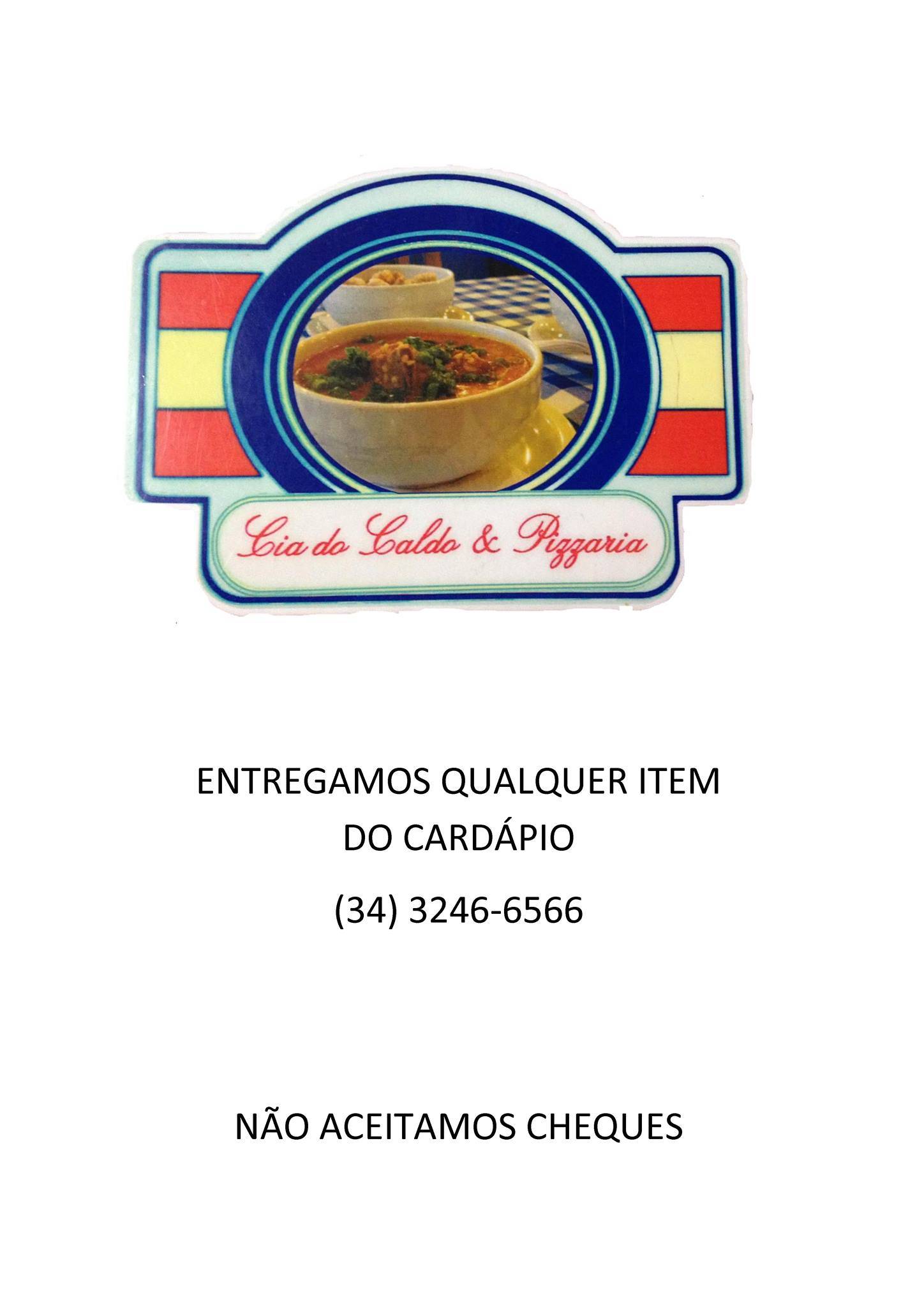 Cia do Caldo e Pizzaria cardápio