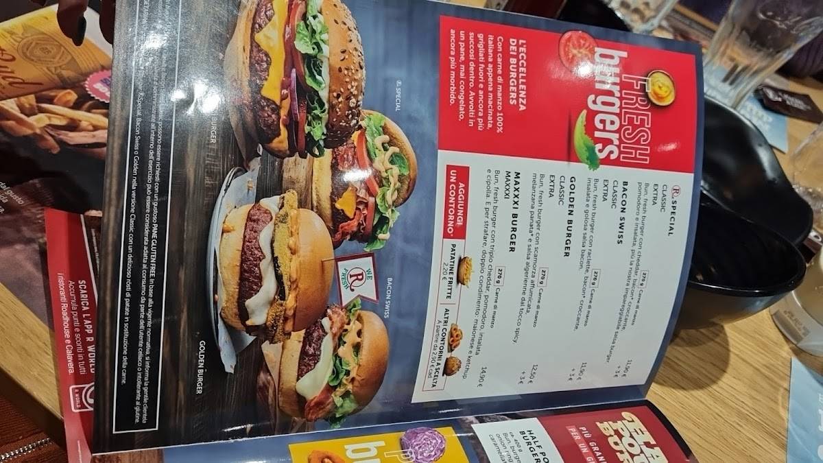 Menu di Roadhouse Restaurant Arezzo 