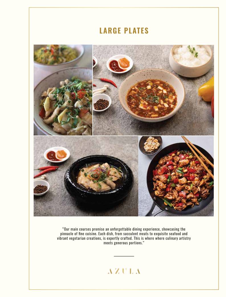 Azula - Asian Kitchen & Bar menu