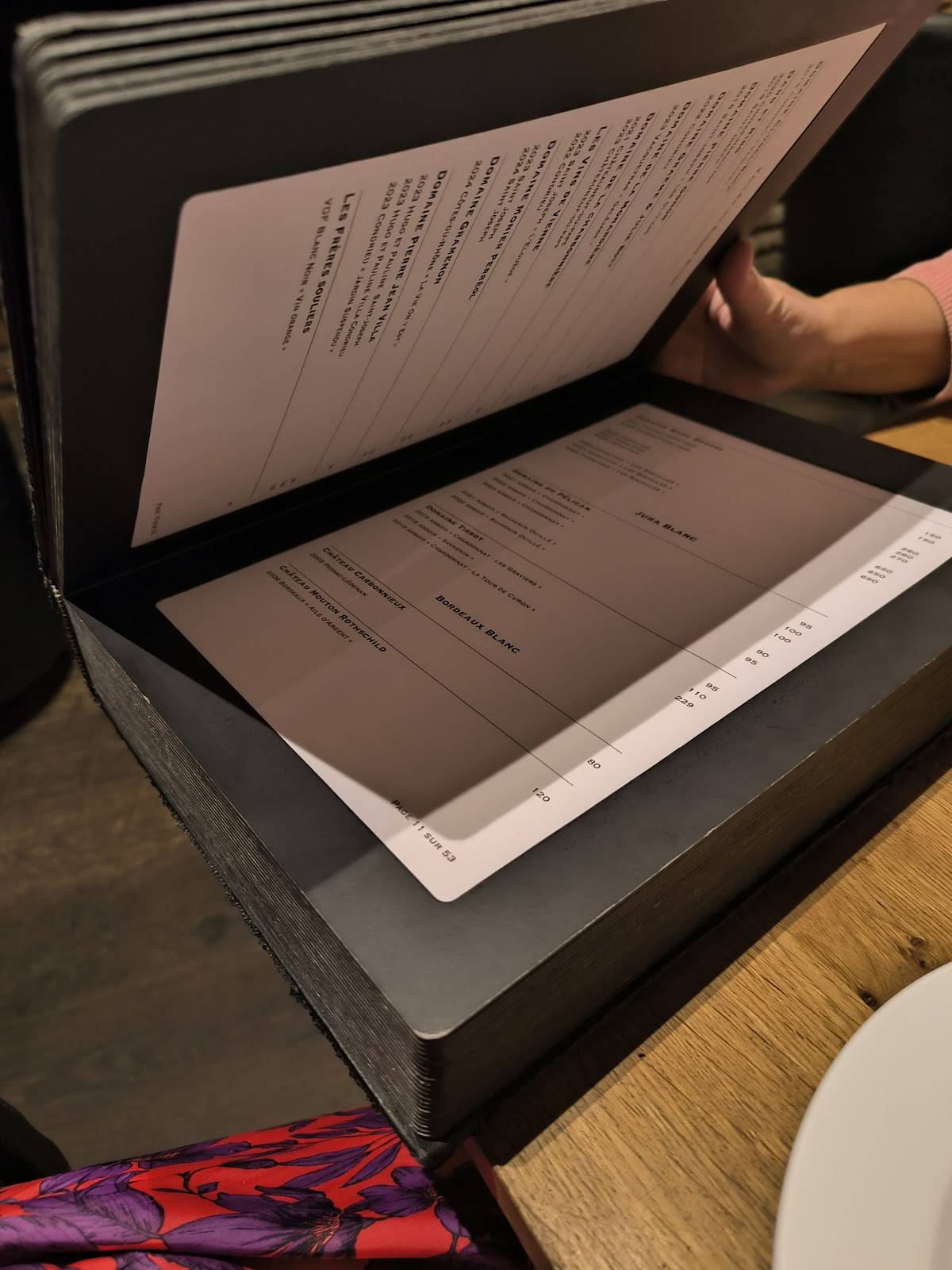 Menu de BARBAQUE Carmes