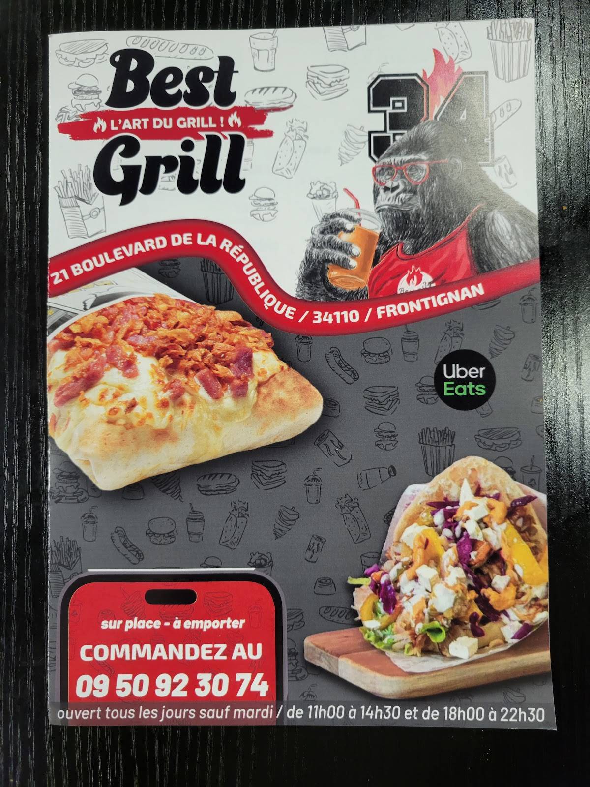 Menu de BEST GRILL 34