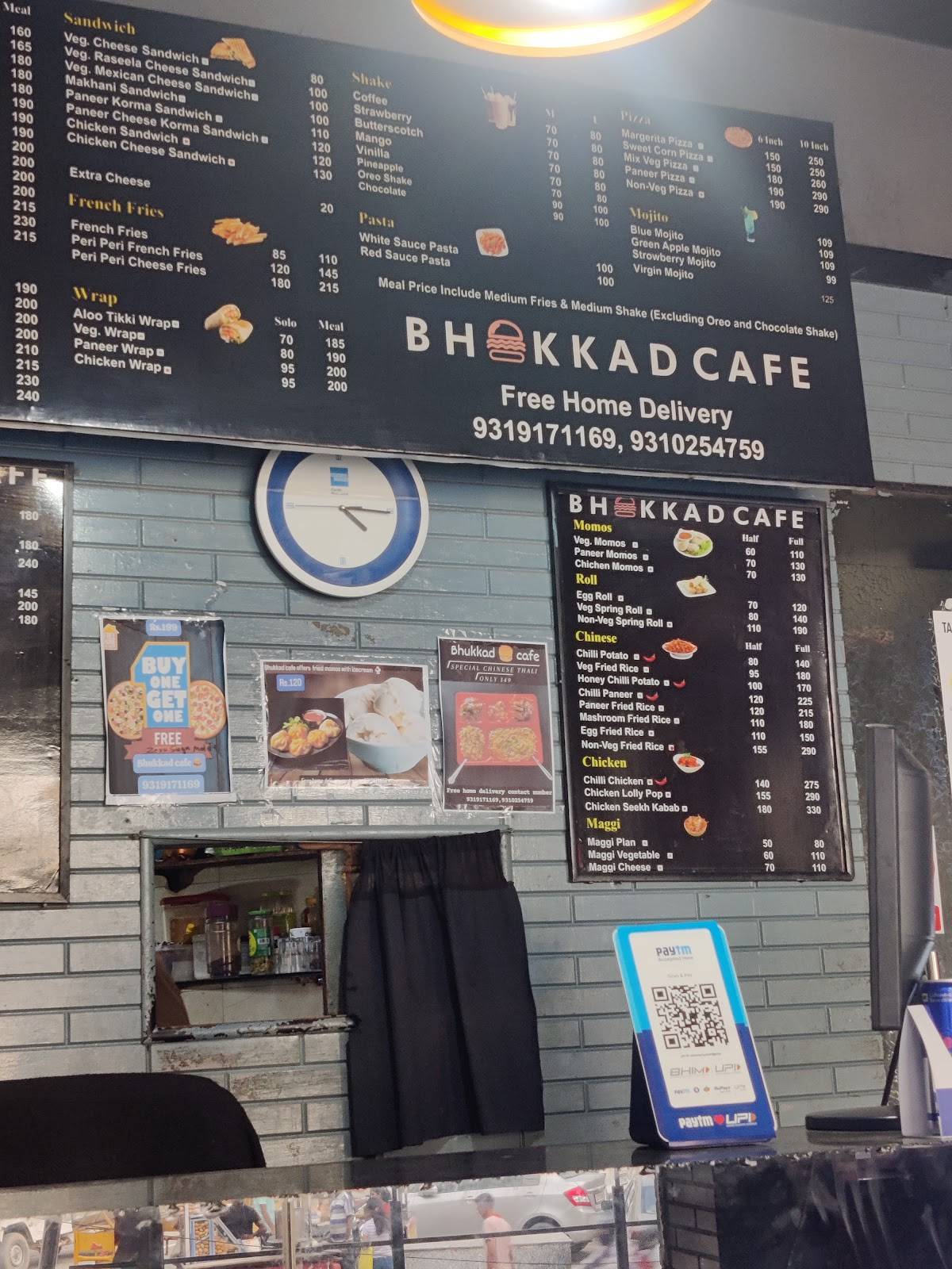 BHUKKAD CAFE menu