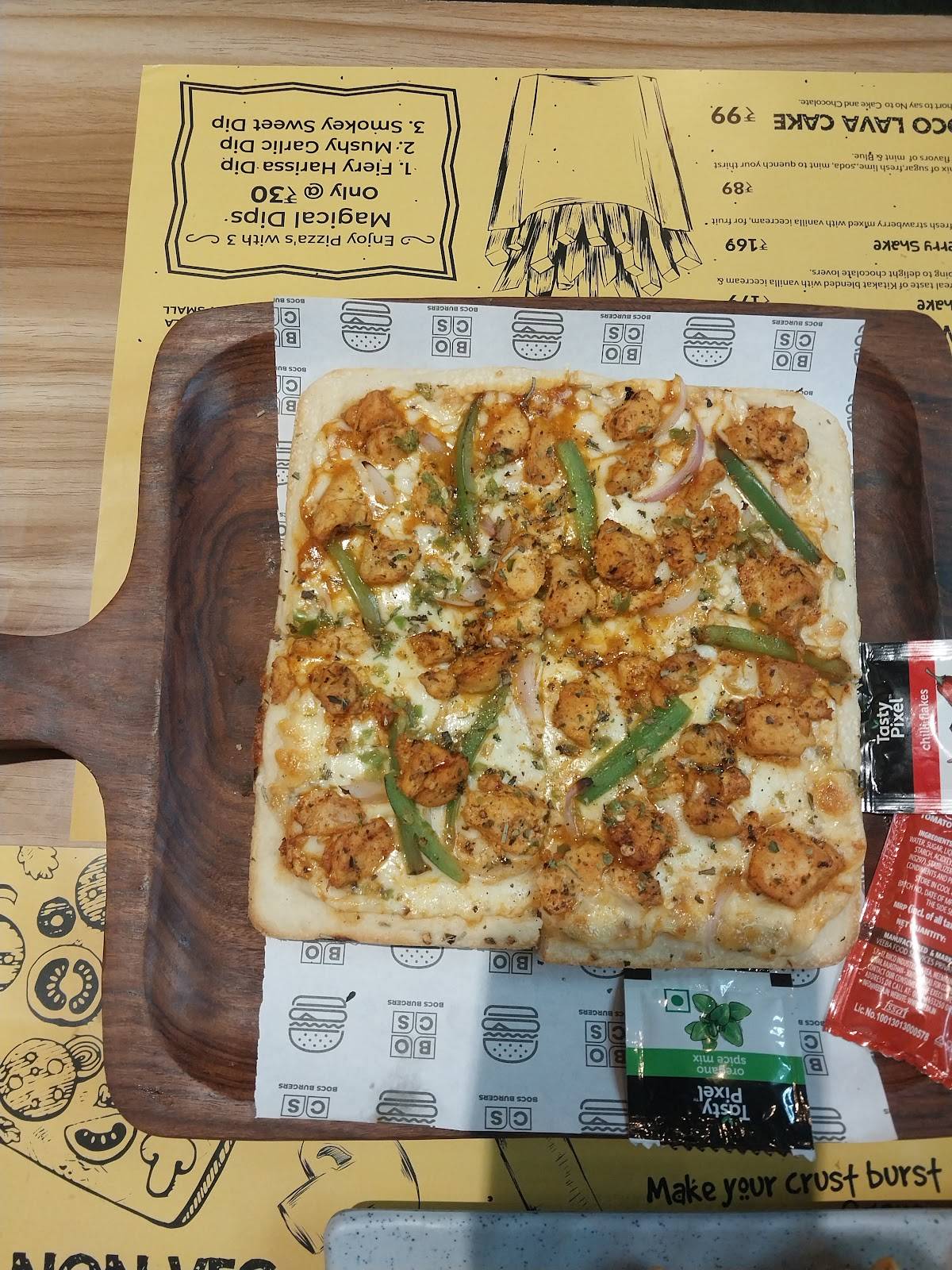 BOCS Pizza Thoothukudi menu