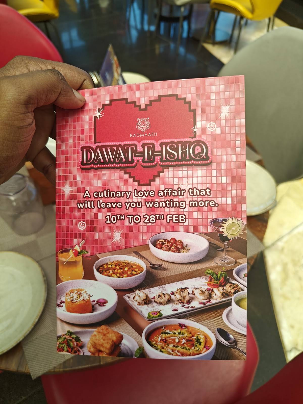 Badmaash Lulu Mall menu