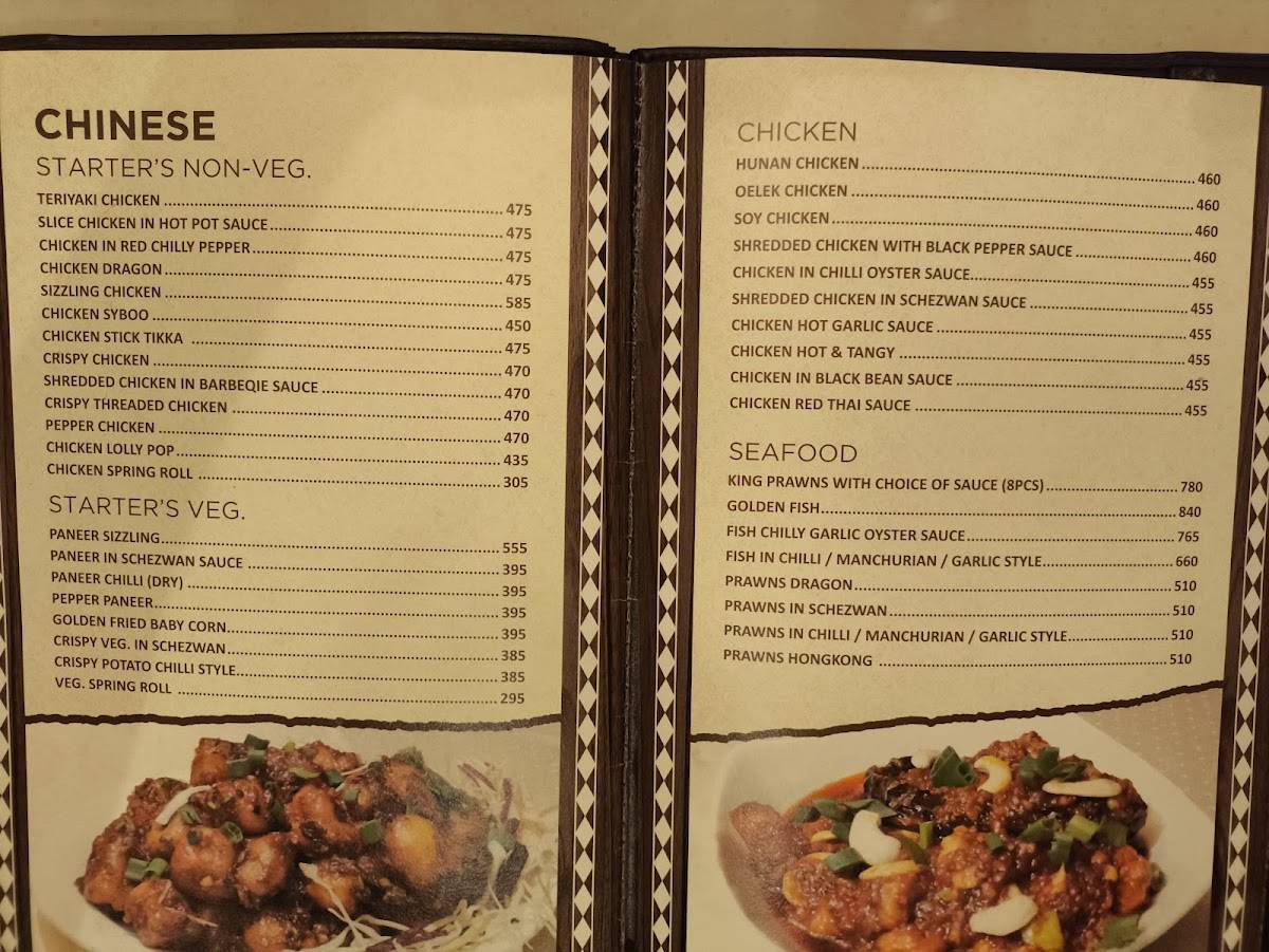 Balwas Restaurant (Since 1970) Mughlai & Chinese menu