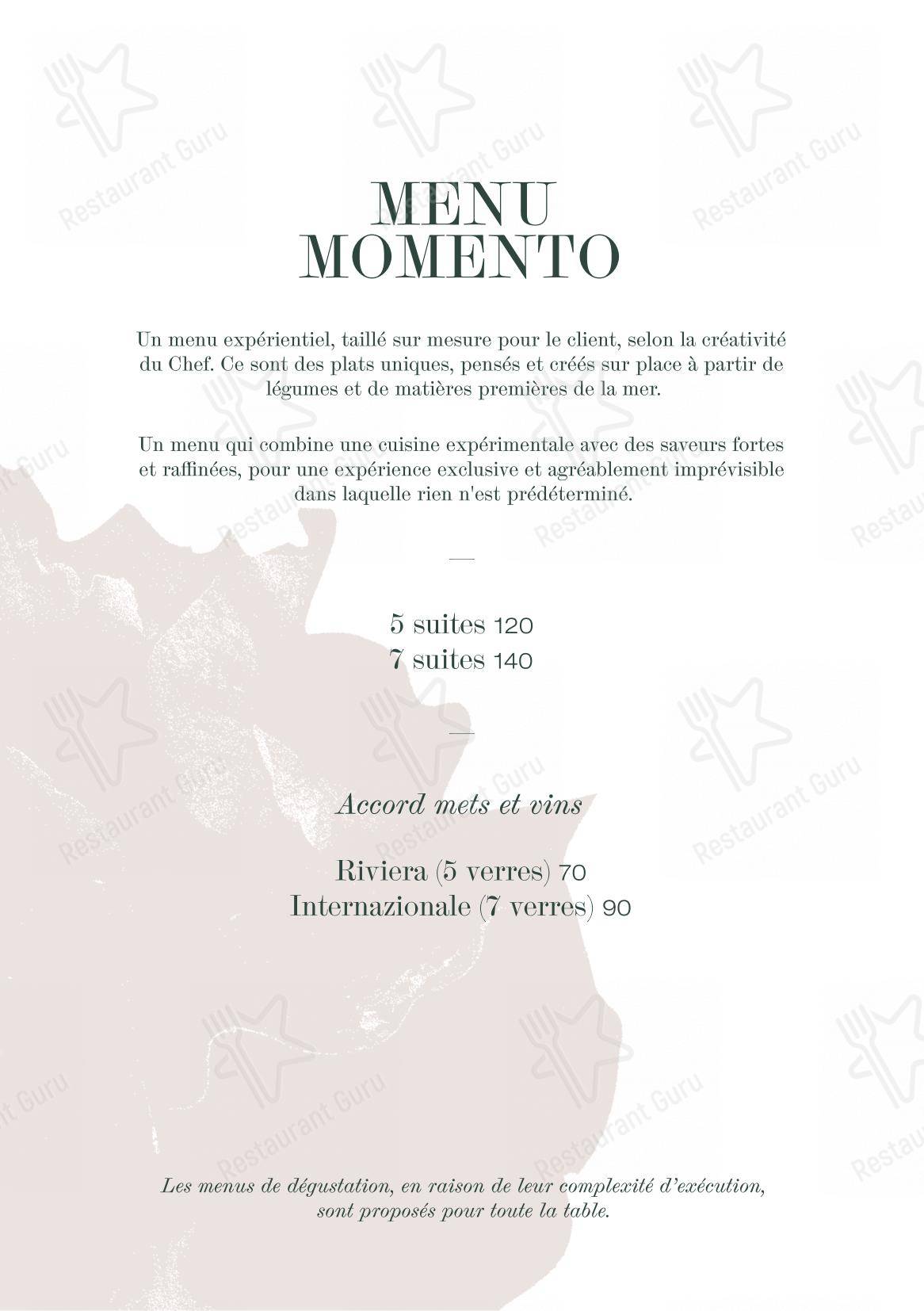 Крафт меню per Balzi Rossi in Grimaldi