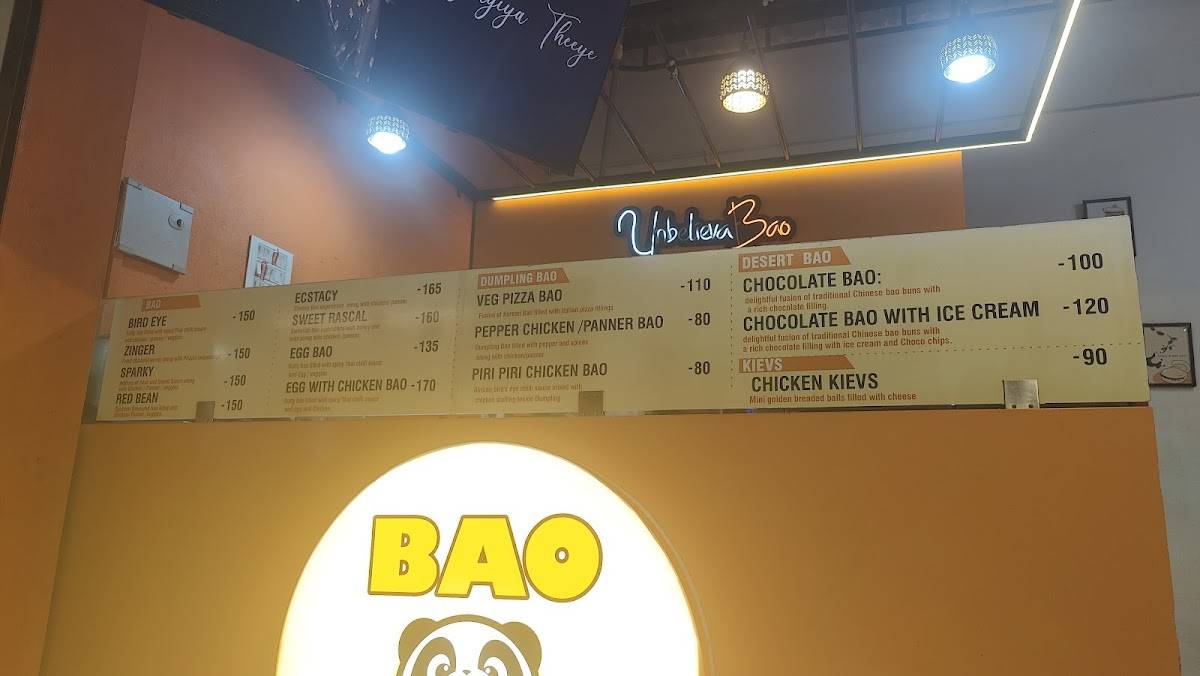 Bao panda menu