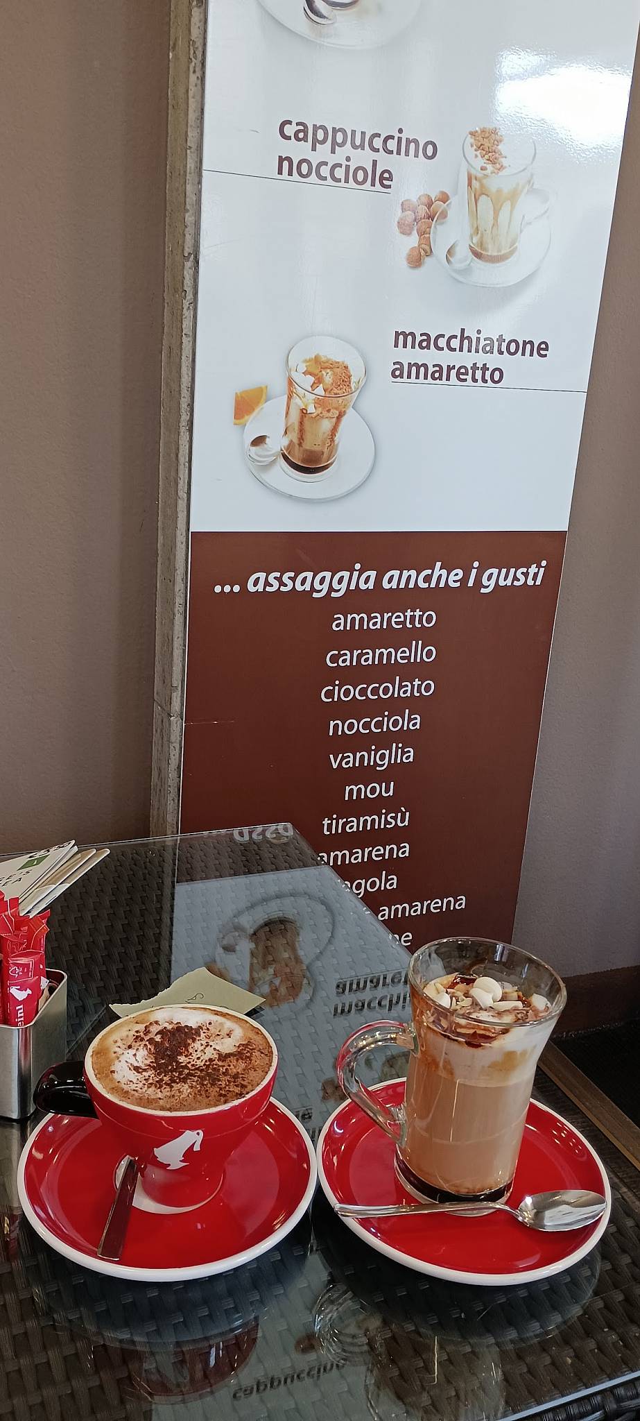 Menu di VISPI coffedrinks 
