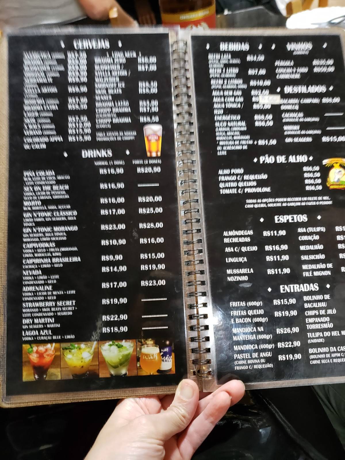 Bar do Helmio II cardápio