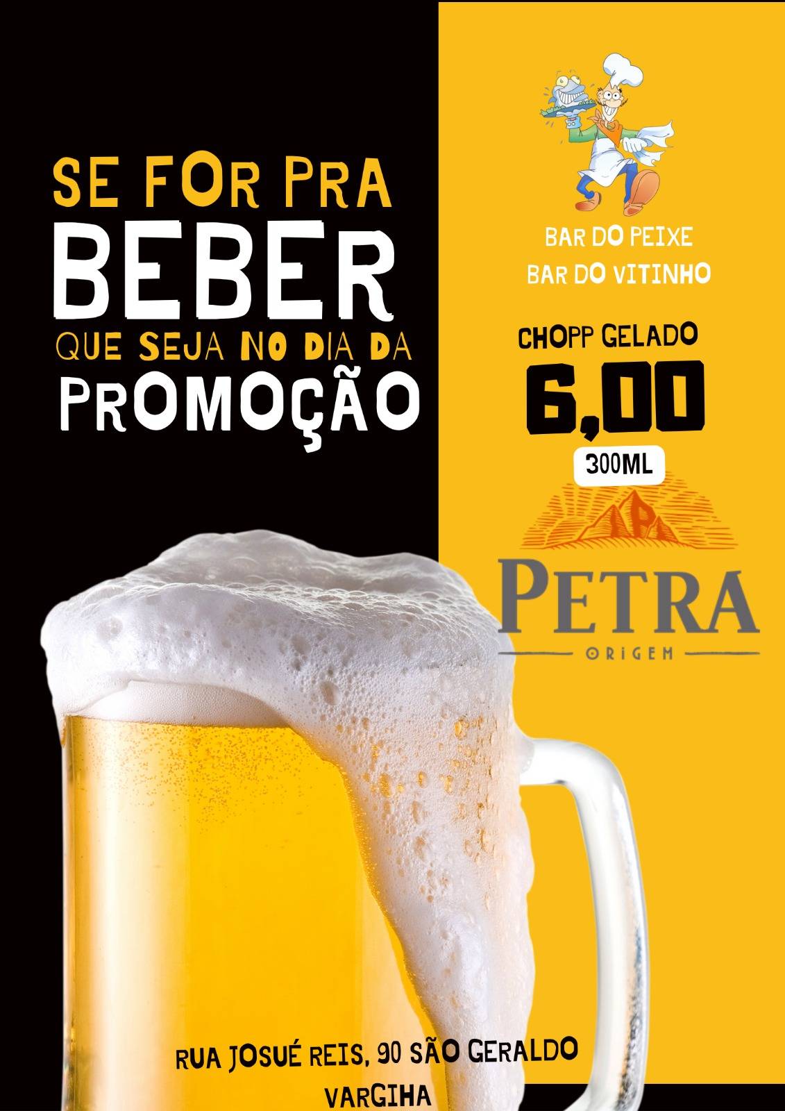 Bar do Peixe - Bar do Vitinho cardápio