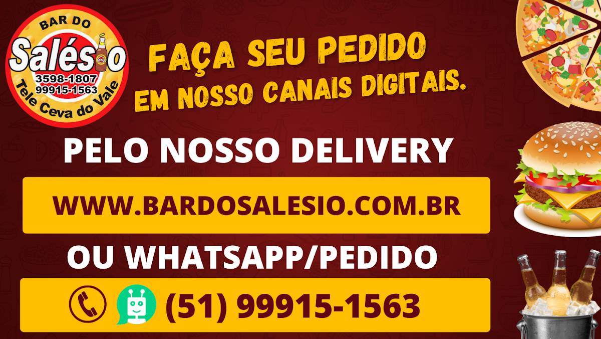 Bar do Salésio cardápio