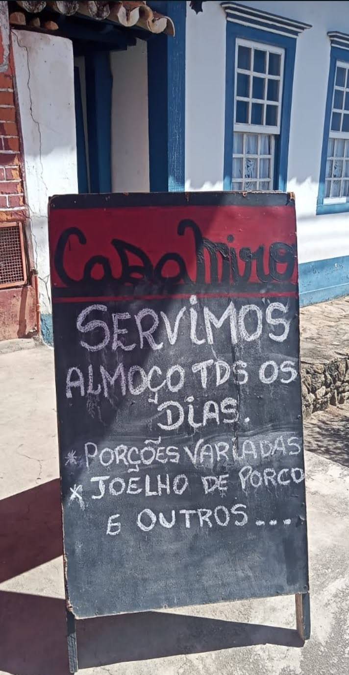 Bar e Restaurante Casa Miro cardápio