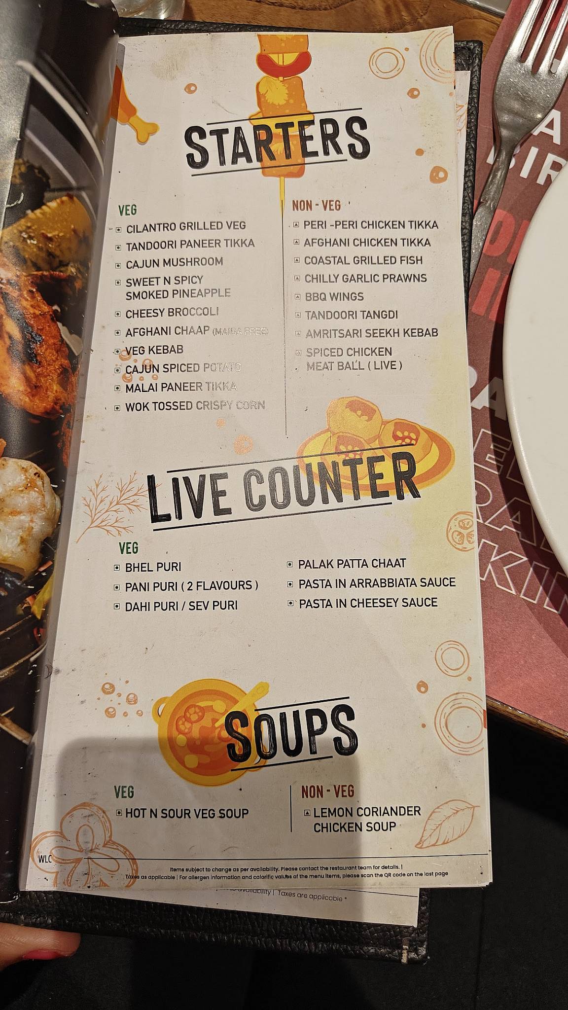 Barbeque Nation Kaushambi menu