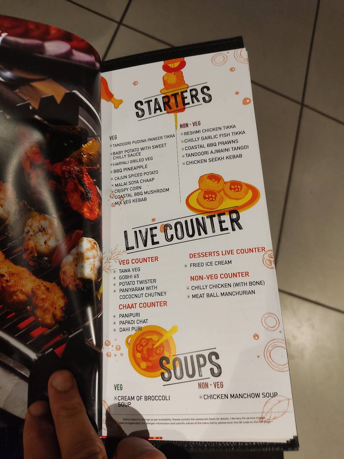 Barbeque Nation - Koramangala menu