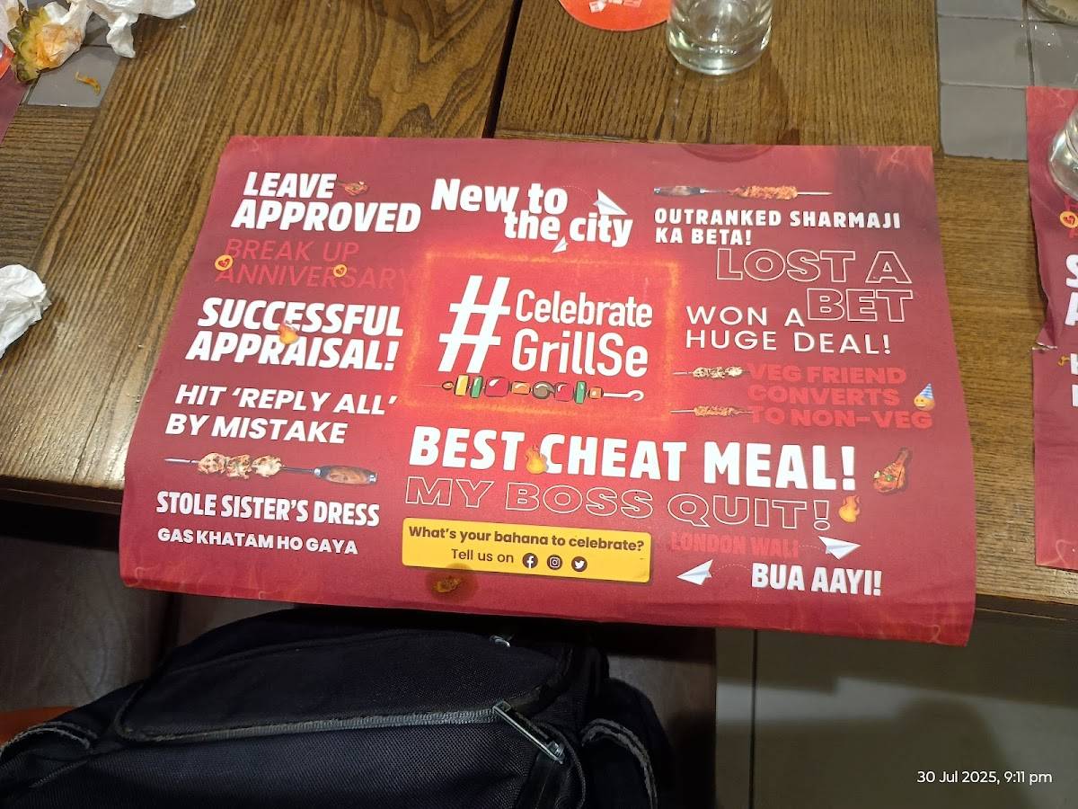 Barbeque Nation - Mumbai - Times Square, Sakinaka menu