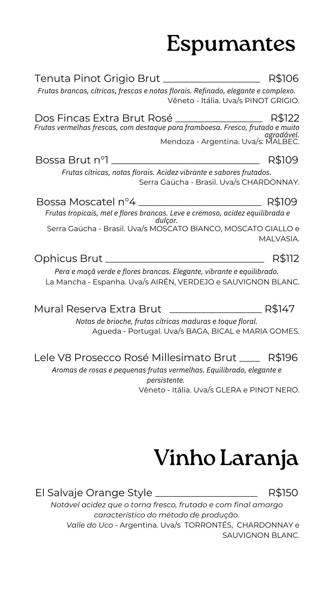 Barvinho Restô.Bar cardápio