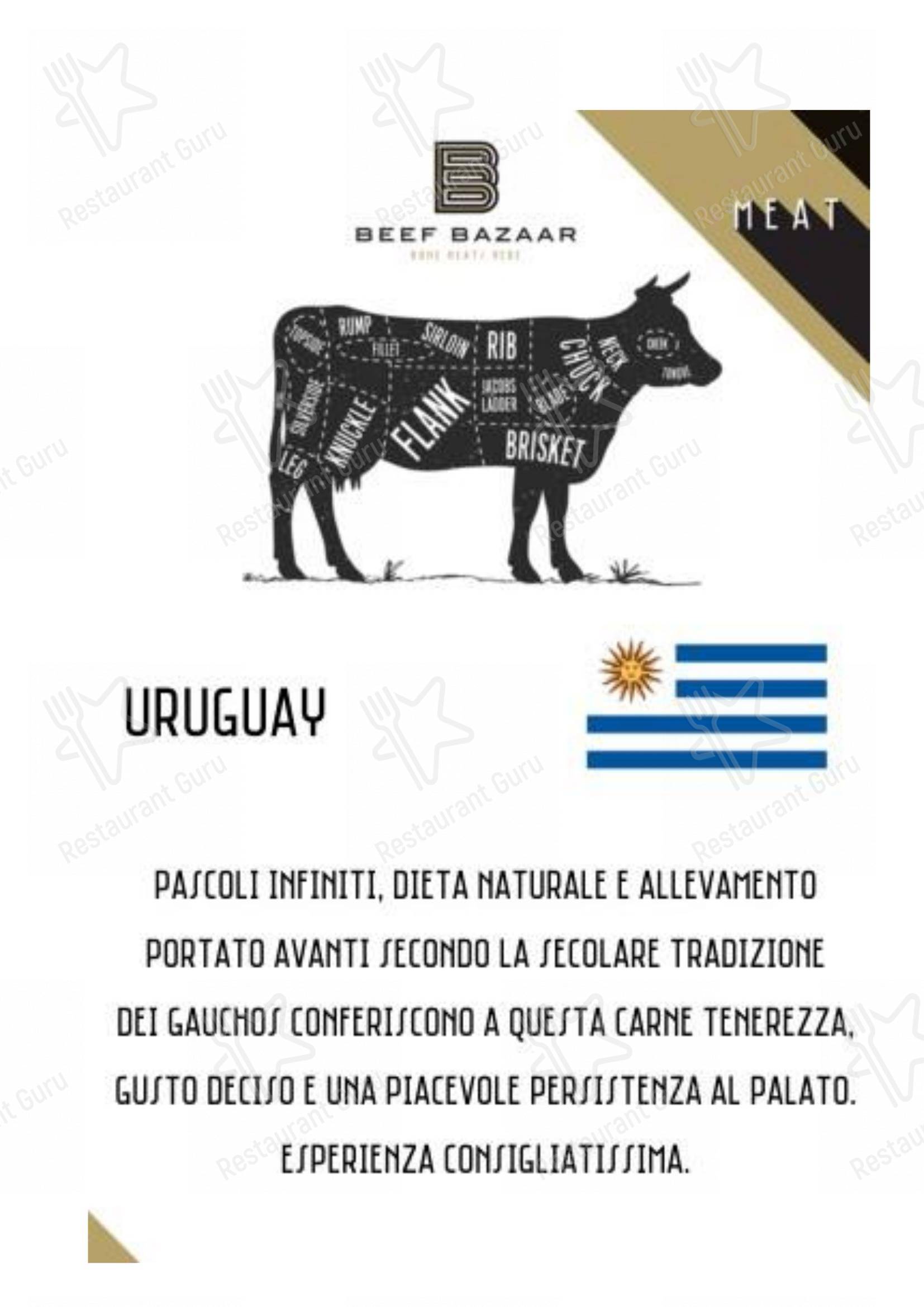 Коктейльная карта per Beef Bazaar in Roma