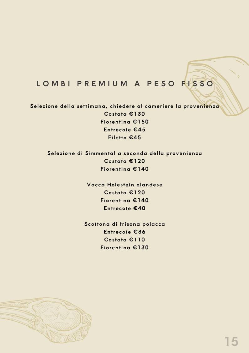 Menu di Beef Bazaar 