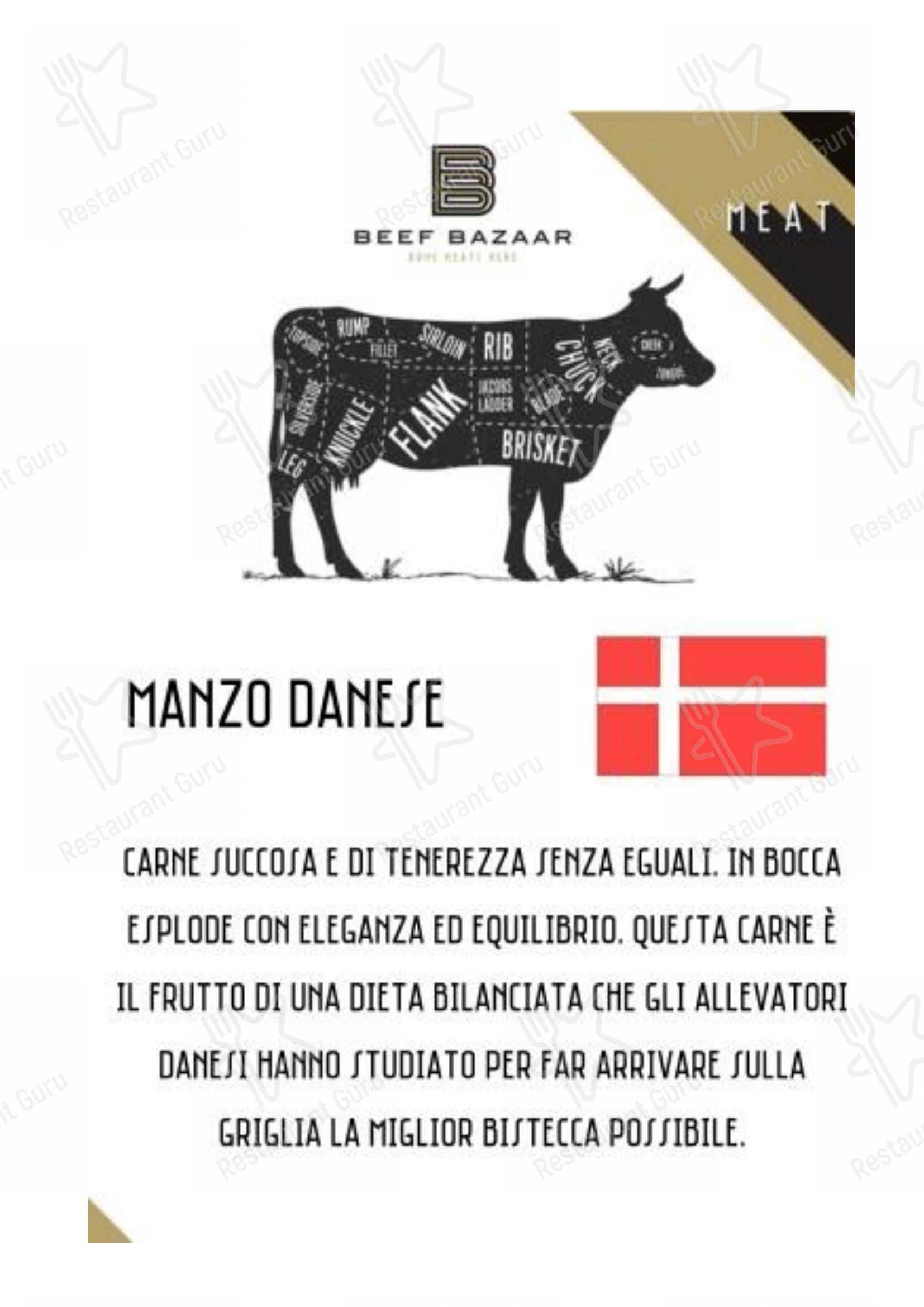 Beef Bazaar in Roma - Коктейльная карта