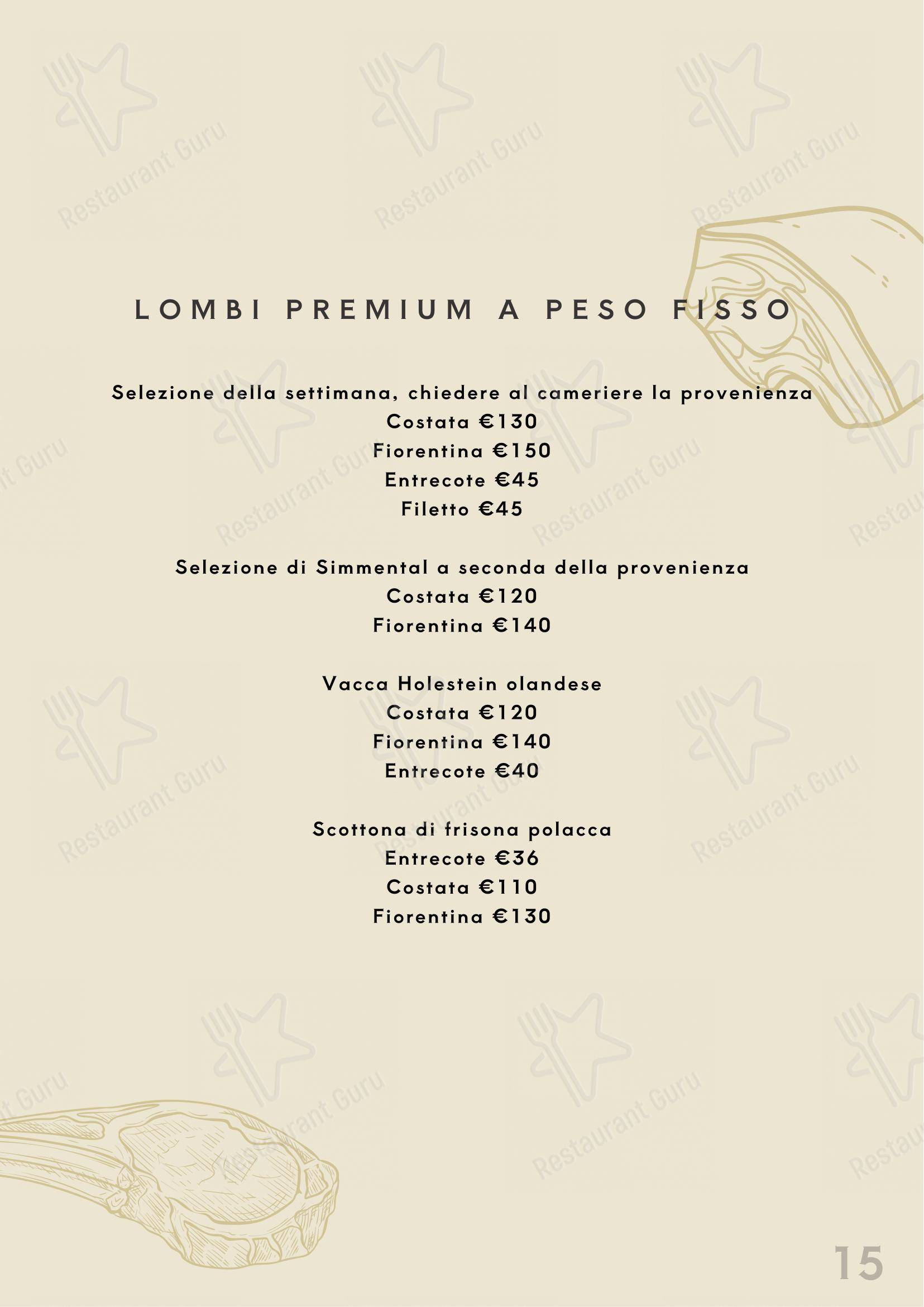 Menu per Beef Bazaar steakhouse